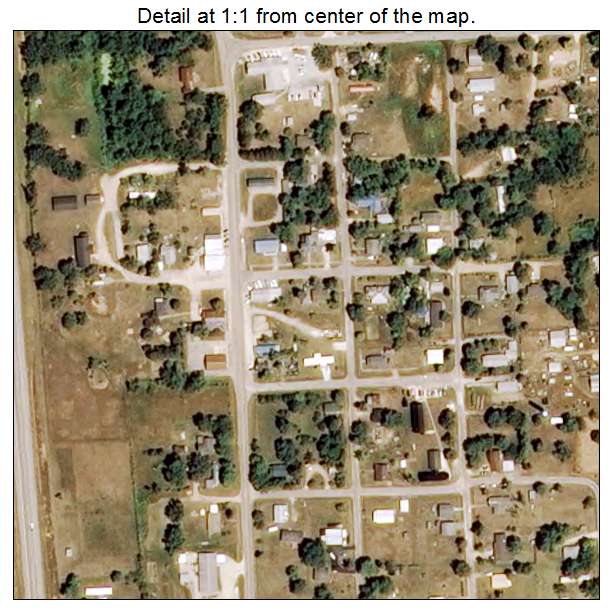 Edgar Springs, Missouri aerial imagery detail