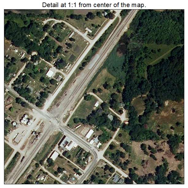 Elmer, Missouri aerial imagery detail