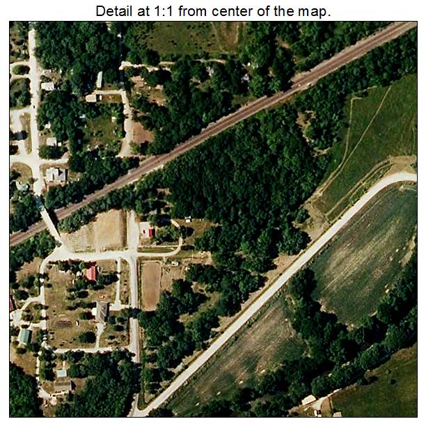 Elmira, Missouri aerial imagery detail