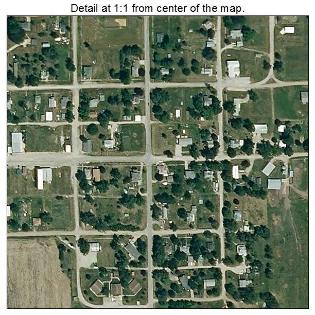 Elmo, Missouri aerial imagery detail