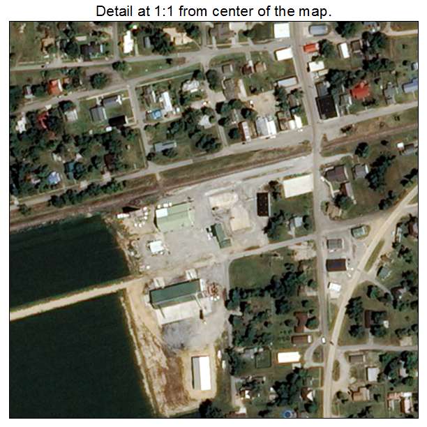 Essex, Missouri aerial imagery detail