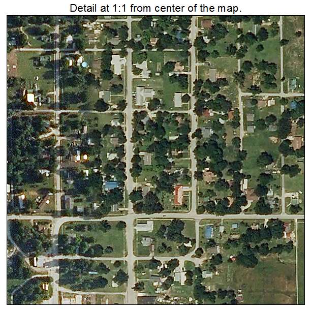 Everton, Missouri aerial imagery detail