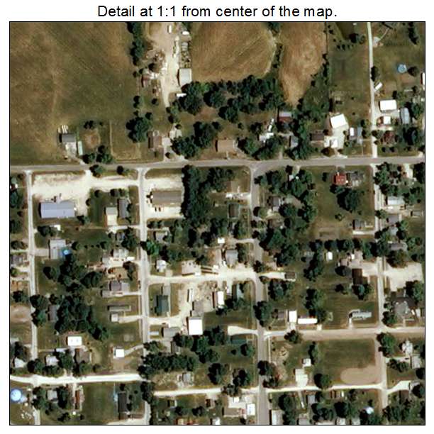 Ewing, Missouri aerial imagery detail