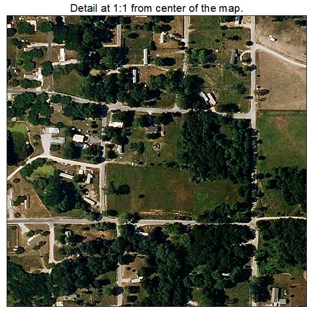 Excelsior Estates, Missouri aerial imagery detail