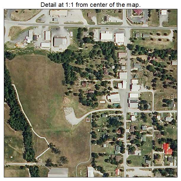 Fair Grove, Missouri aerial imagery detail
