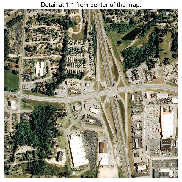 Festus, Missouri aerial imagery detail