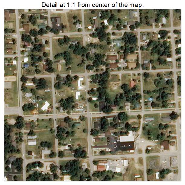 Fisk, Missouri aerial imagery detail