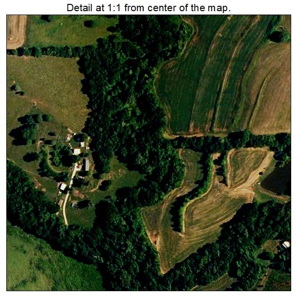 Fleming, Missouri aerial imagery detail