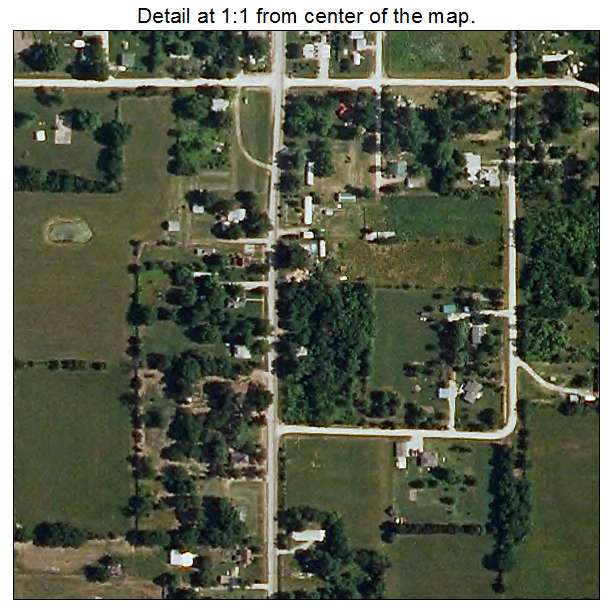 Flemington, Missouri aerial imagery detail