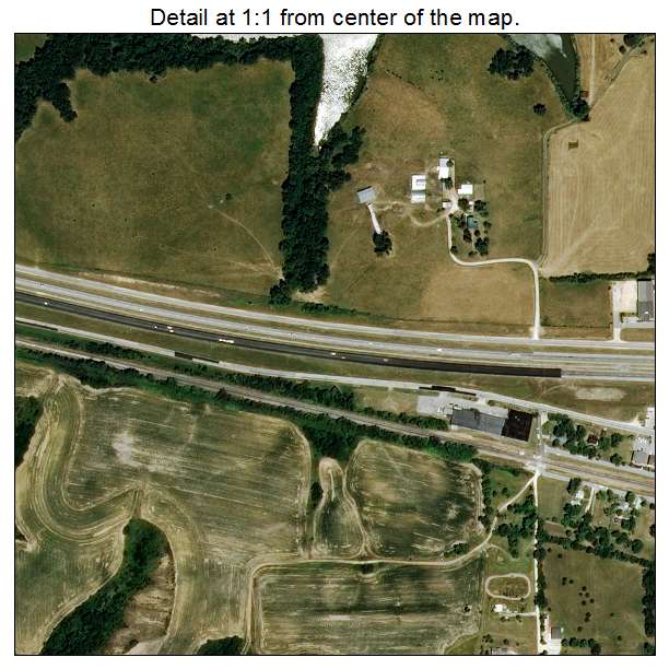 Foristell, Missouri aerial imagery detail