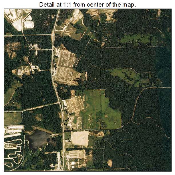 Fort Leonard Wood, Missouri aerial imagery detail