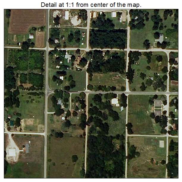 Foster, Missouri aerial imagery detail