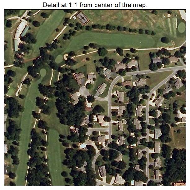 Fremont Hills, Missouri aerial imagery detail
