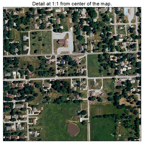 Gallatin, Missouri aerial imagery detail
