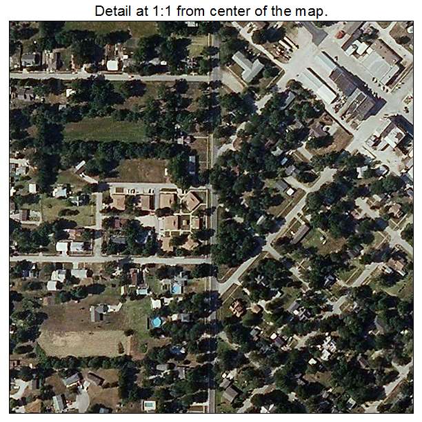 Garden City, Missouri aerial imagery detail