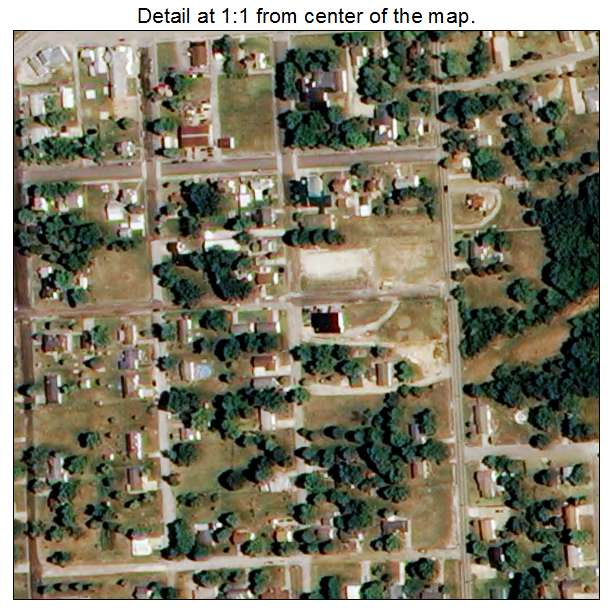 Gerald, Missouri aerial imagery detail