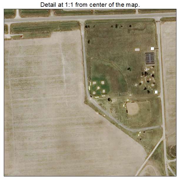 Gideon, Missouri aerial imagery detail
