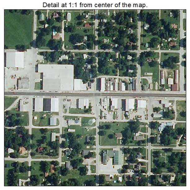 Golden City, Missouri aerial imagery detail
