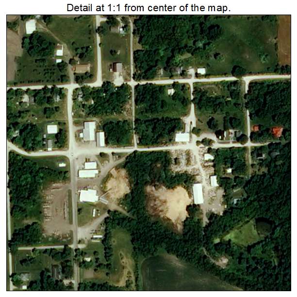 Granger, Missouri aerial imagery detail