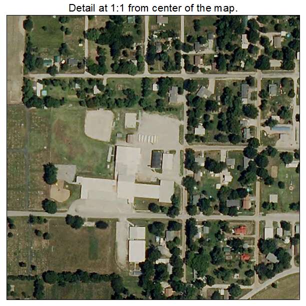 Green Ridge, Missouri aerial imagery detail