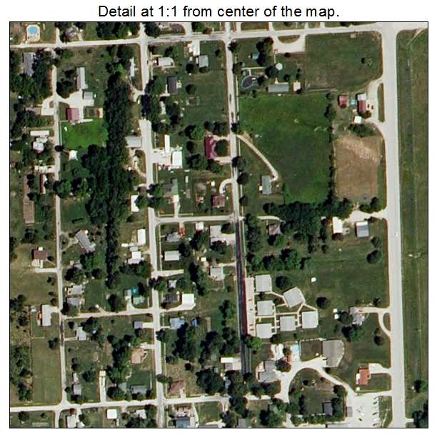 Greentop, Missouri aerial imagery detail