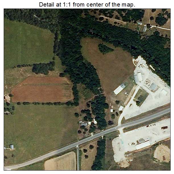 Halfway, Missouri aerial imagery detail