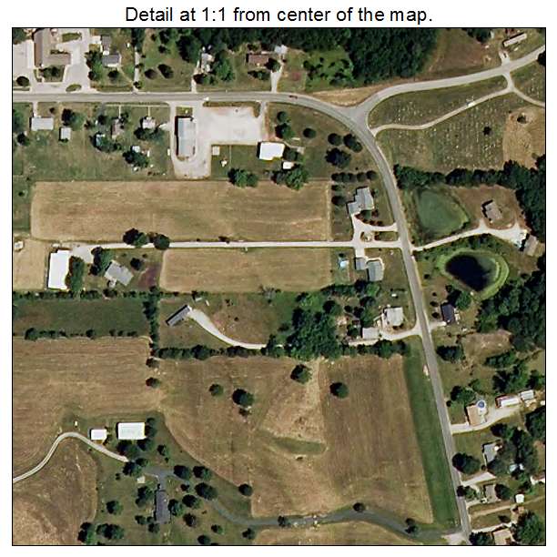 Harrisburg, Missouri aerial imagery detail