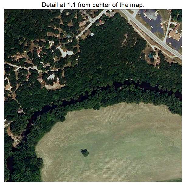 Hermitage, Missouri aerial imagery detail