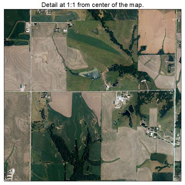 Higginsville, Missouri aerial imagery detail