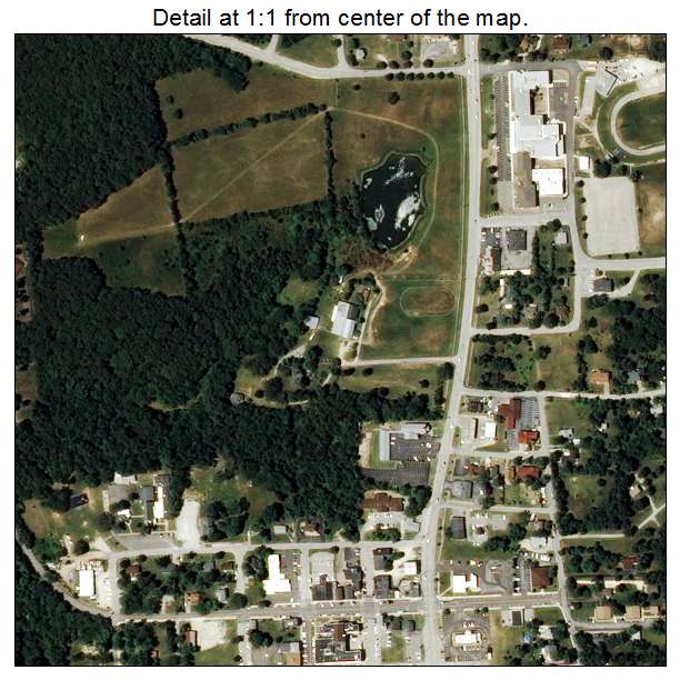 Hillsboro, Missouri aerial imagery detail