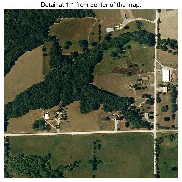Holt, Missouri aerial imagery detail