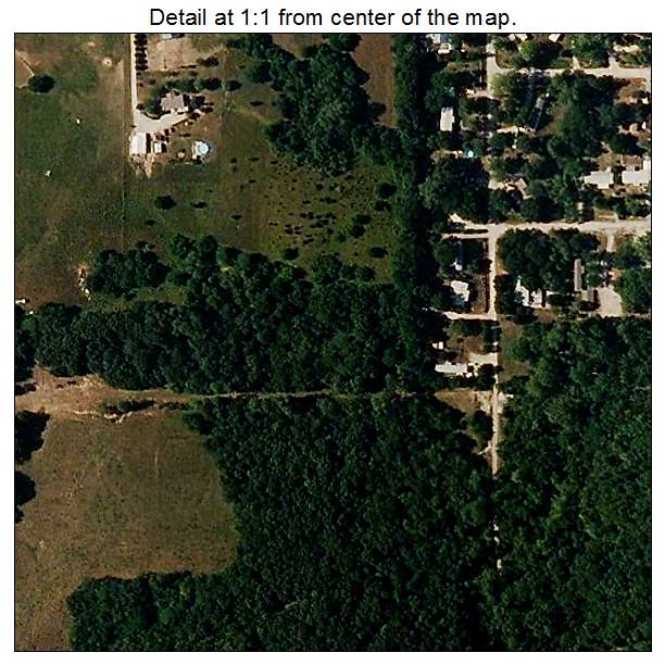 Homestead, Missouri aerial imagery detail
