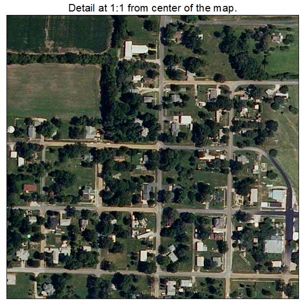 Houstonia, Missouri aerial imagery detail