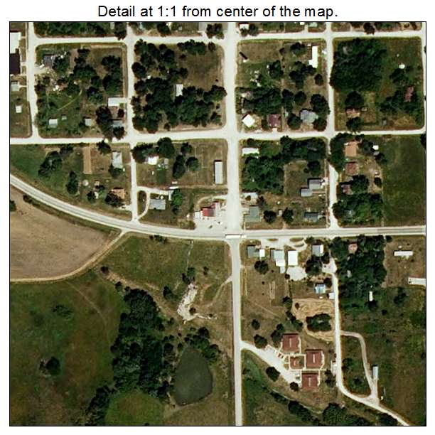 Humphreys, Missouri aerial imagery detail