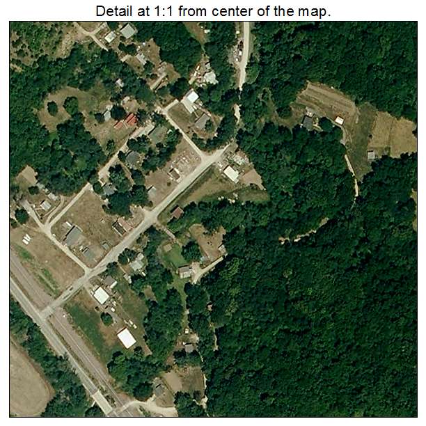 Iatan, Missouri aerial imagery detail