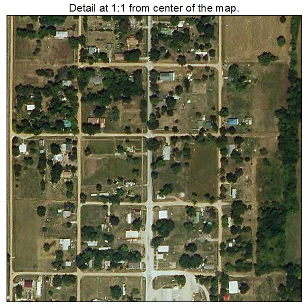 Ionia, Missouri aerial imagery detail