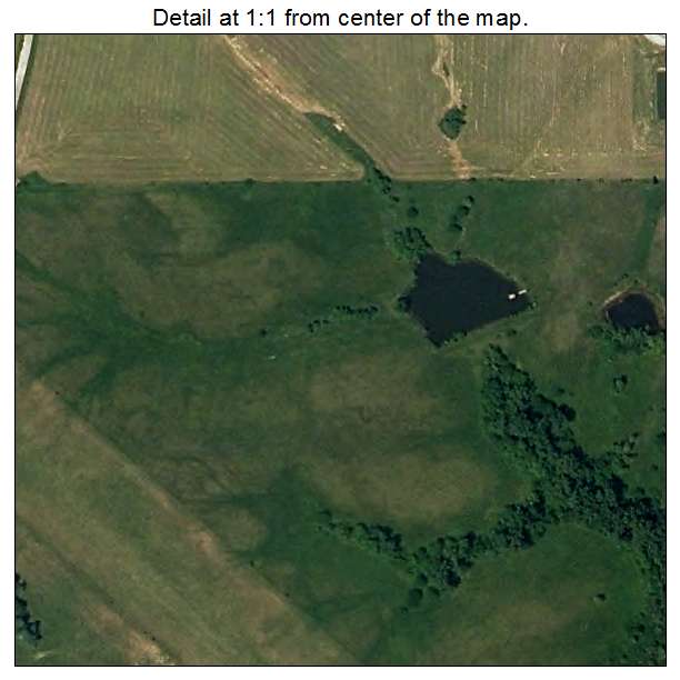 Irena, Missouri aerial imagery detail