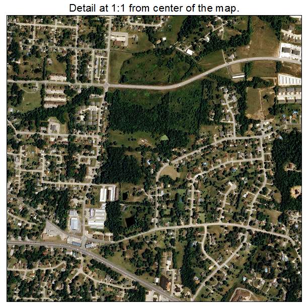 Jackson, Missouri aerial imagery detail