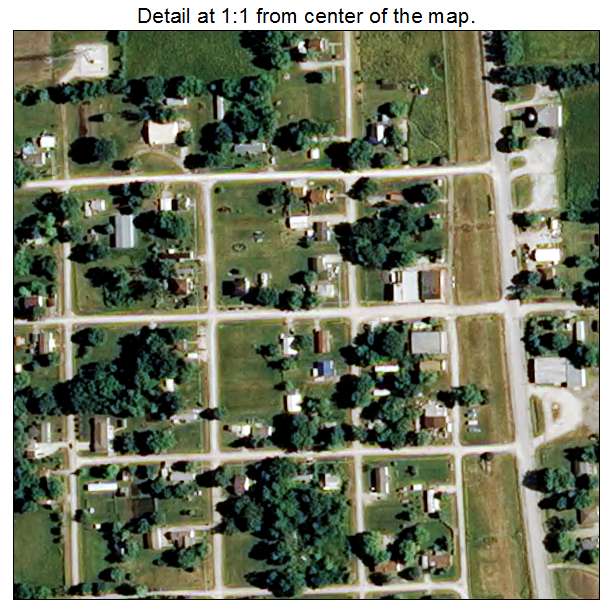 Jacksonville, Missouri aerial imagery detail