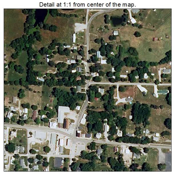 Jamestown, Missouri aerial imagery detail
