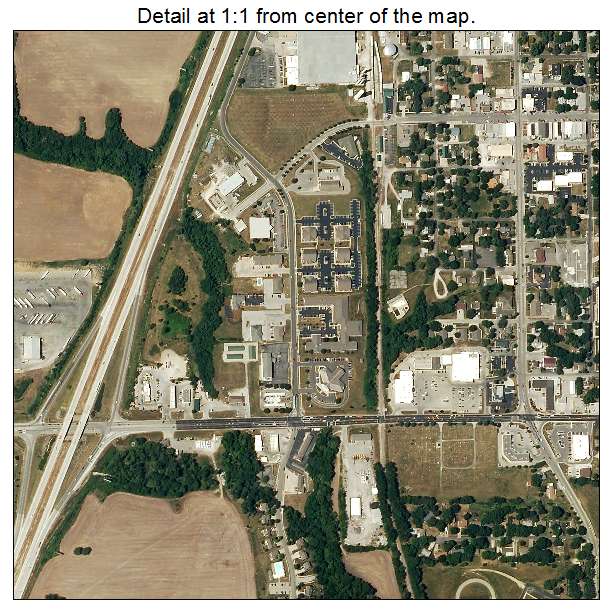 Kearney, Missouri aerial imagery detail