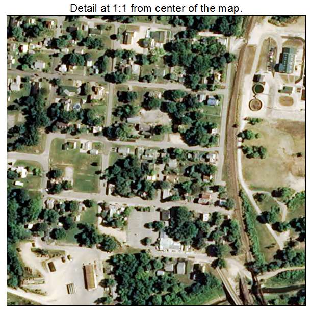 Kimmswick, Missouri aerial imagery detail