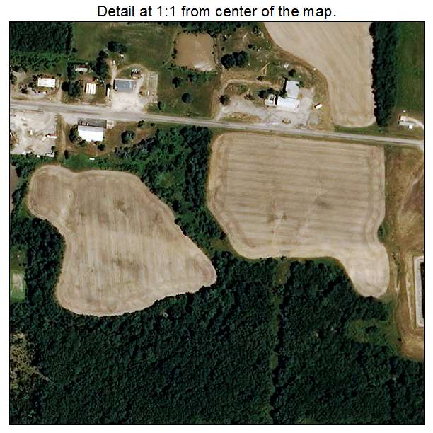 Kingdom City, Missouri aerial imagery detail