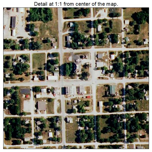 Kingston, Missouri aerial imagery detail