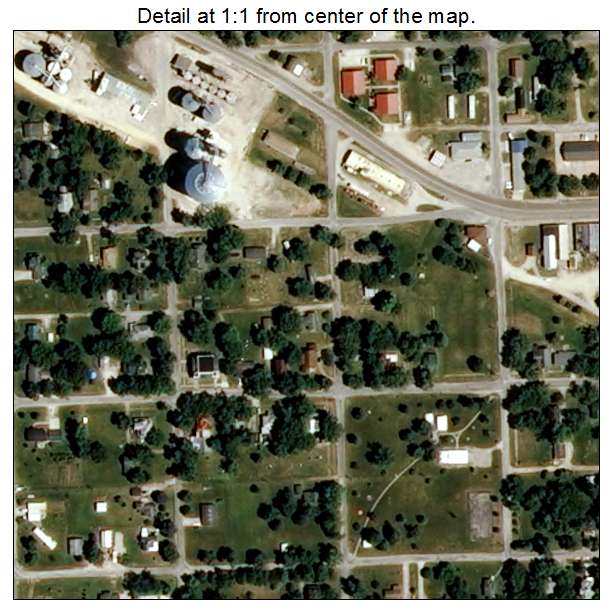 La Belle, Missouri aerial imagery detail