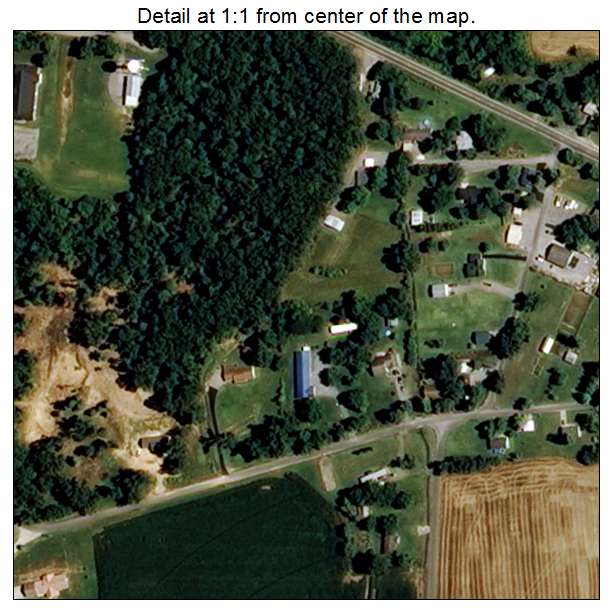 Lambert, Missouri aerial imagery detail