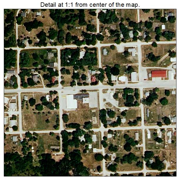Laredo, Missouri aerial imagery detail