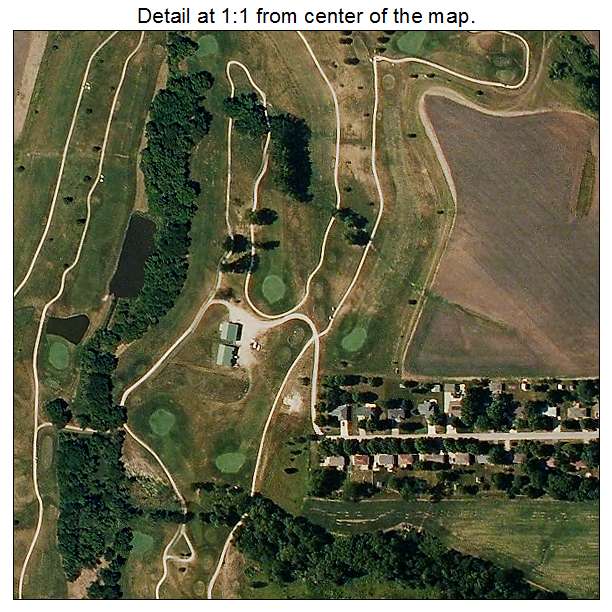 Lawson, Missouri aerial imagery detail