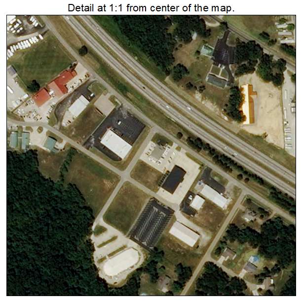 Leadington, Missouri aerial imagery detail