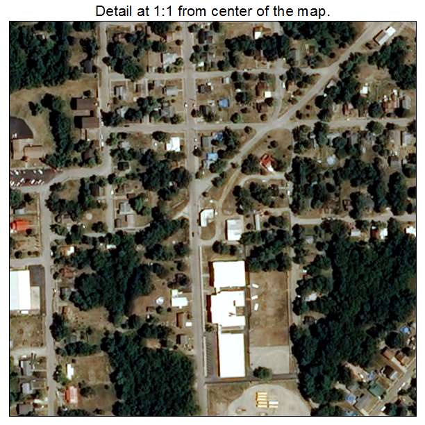 Leadwood, Missouri aerial imagery detail